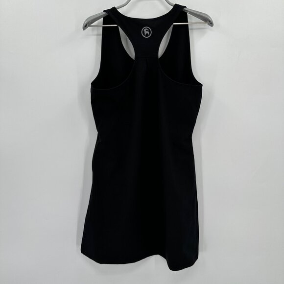 Backcountry Black On the Go Athletic Dress size S Women's Racerback Zip Pockets - Picture 9 of 10